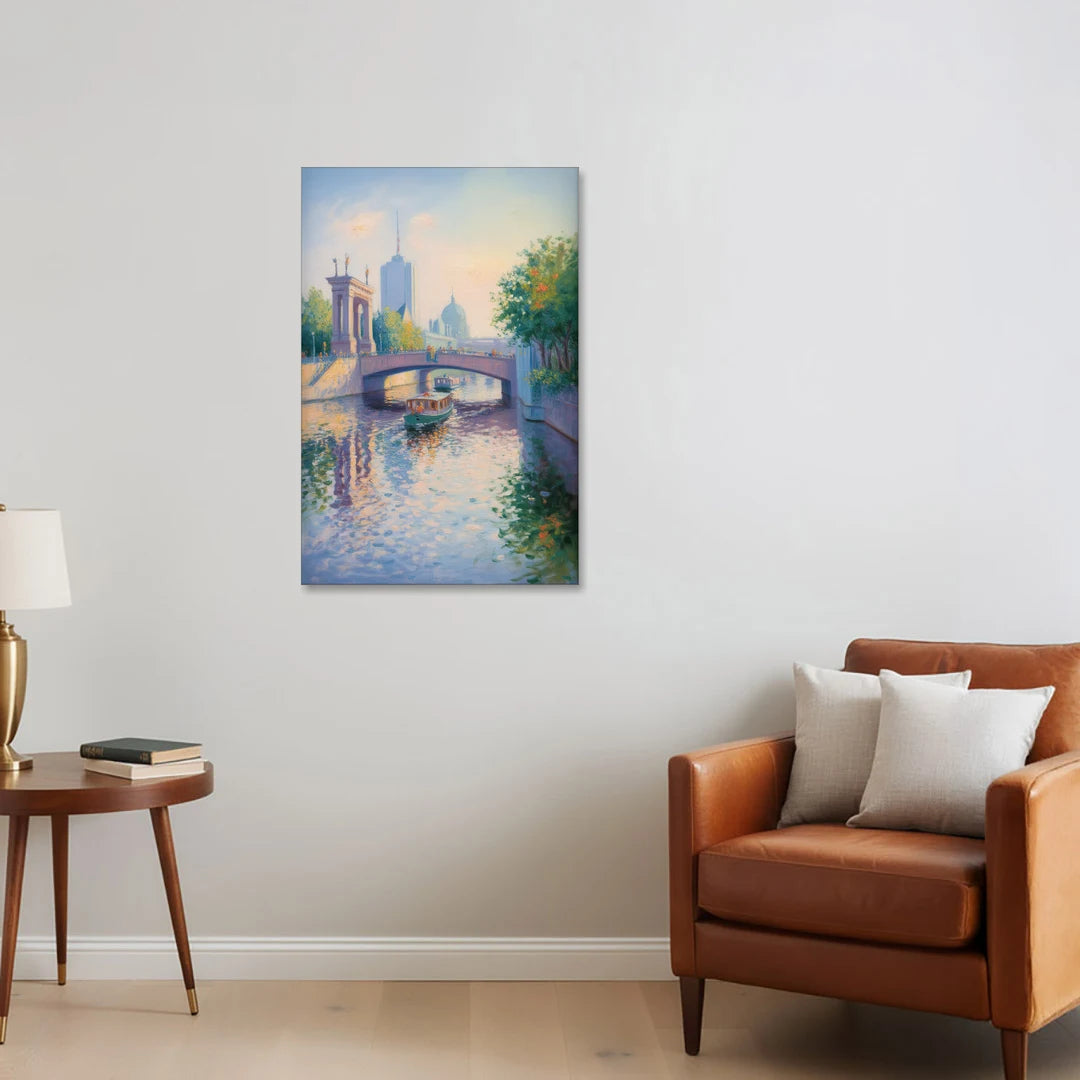 Spree River Moments - Canvas Wall Art - Sofa - 24x36