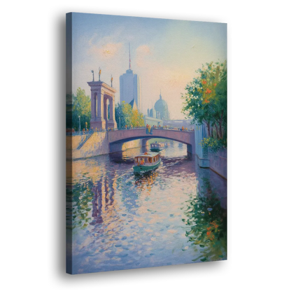 Spree River Moments Side - Canvas Wall Art
