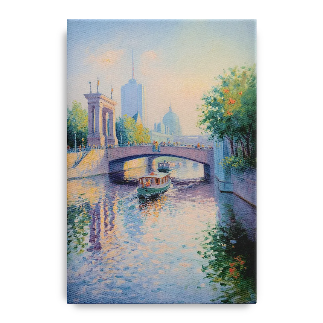 Spree River Moments Front - Canvas Wall Art