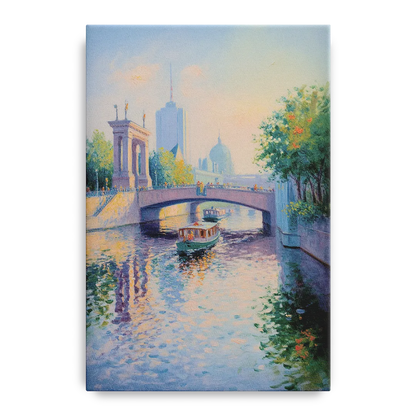 Spree River Moments Front - Canvas Wall Art