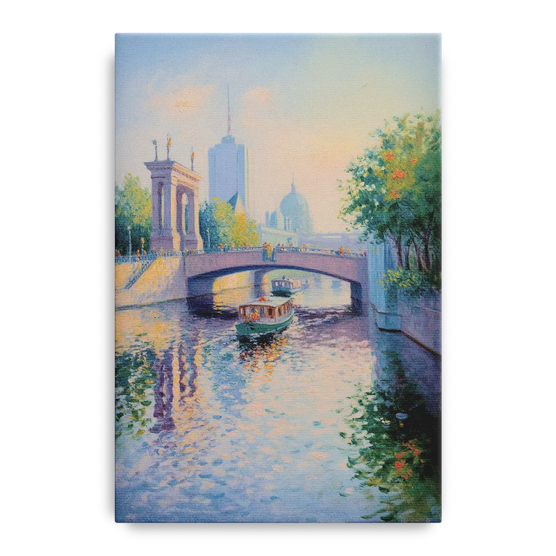 Spree River Moments Front - Canvas Wall Art