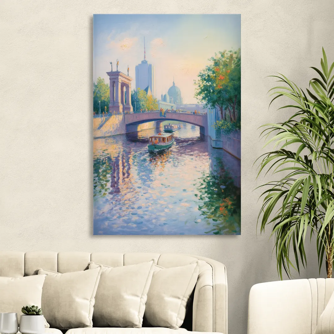 Spree River Moments Sitting Room - Canvas Wall Art