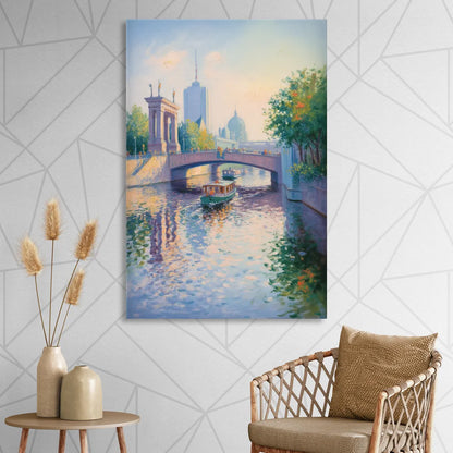 Spree River Moments Living Room - Canvas Wall Art