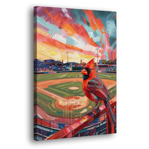 Springfield Cardinals Tribute - Canvas Wall Art - Side