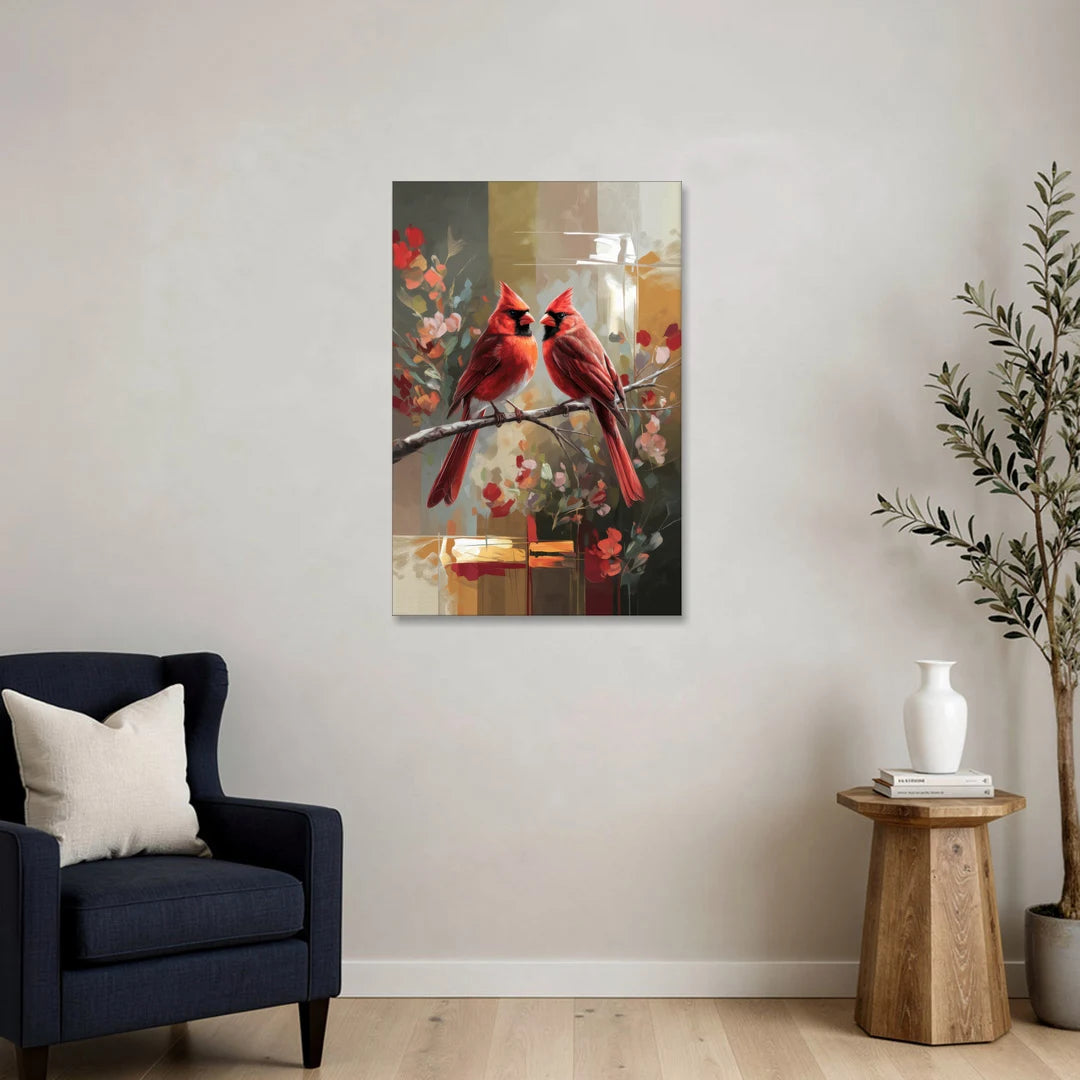 Springfield Cardinals Tribute - Canvas Wall Art - Sofa - 24x36