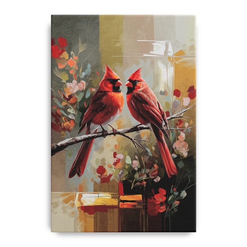 Springfield Cardinals Tribute Front - Canvas Wall Art