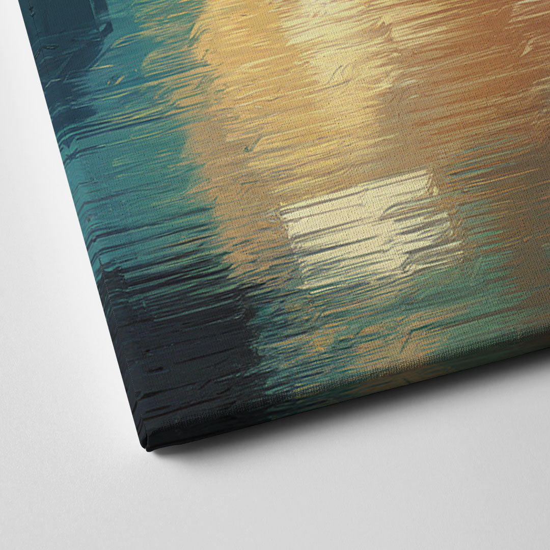Springfield City Skyline Canvas Close Up