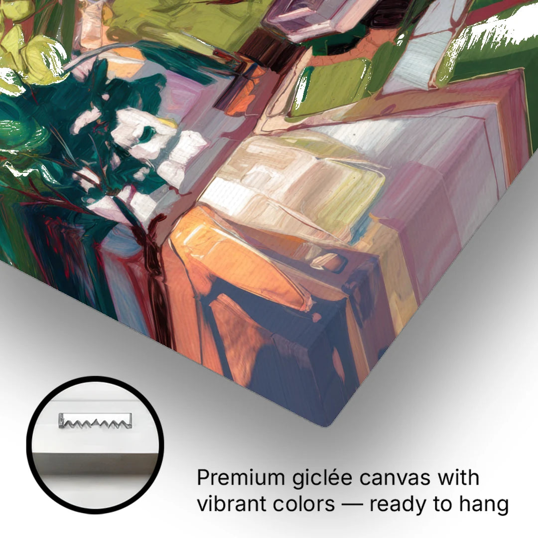 Springfield Neighborhood Charm - Canvas Wall Art - Gallery Wrap Corner