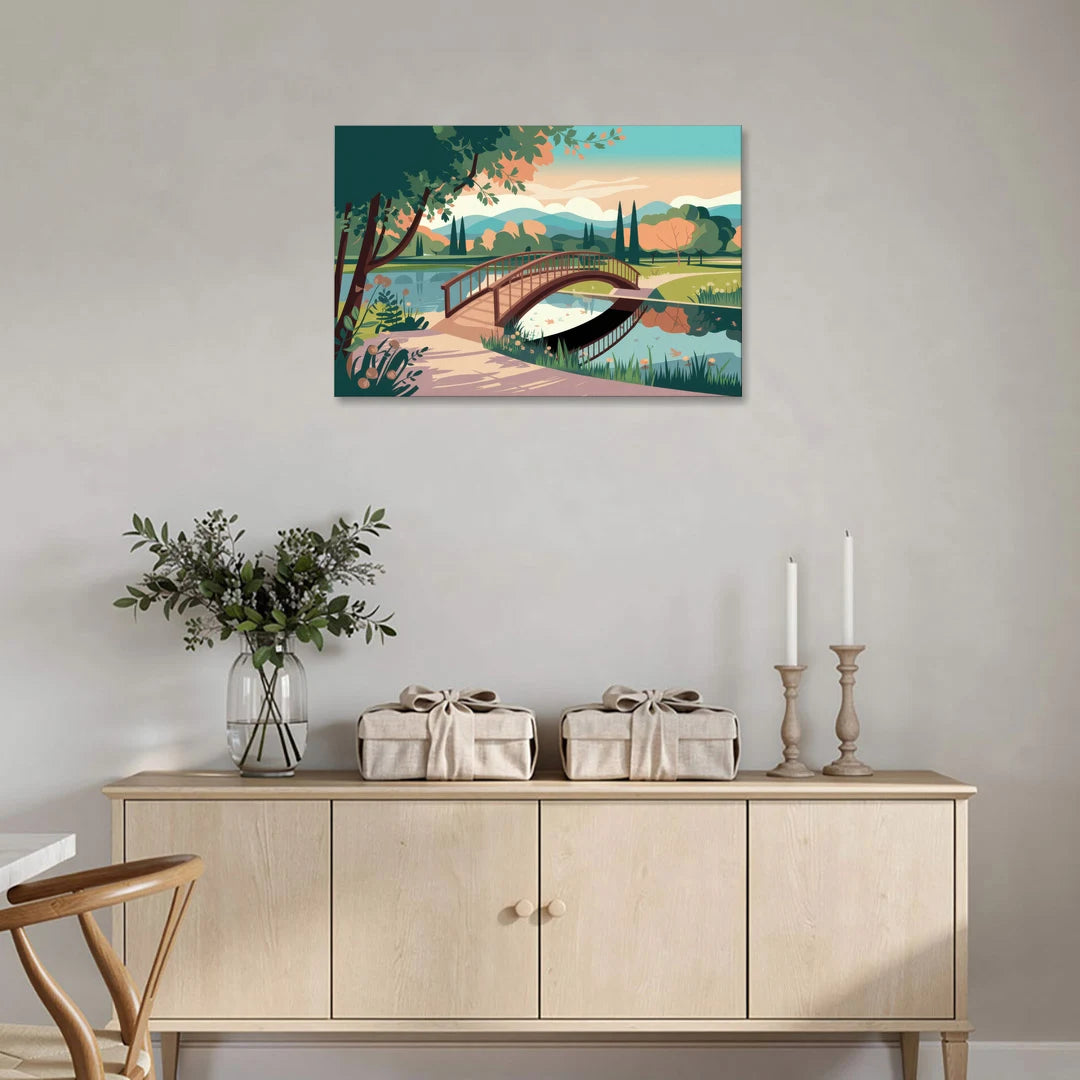 Springfield Parks And Trails - Canvas Wall Art - Coffee Table - 36x24