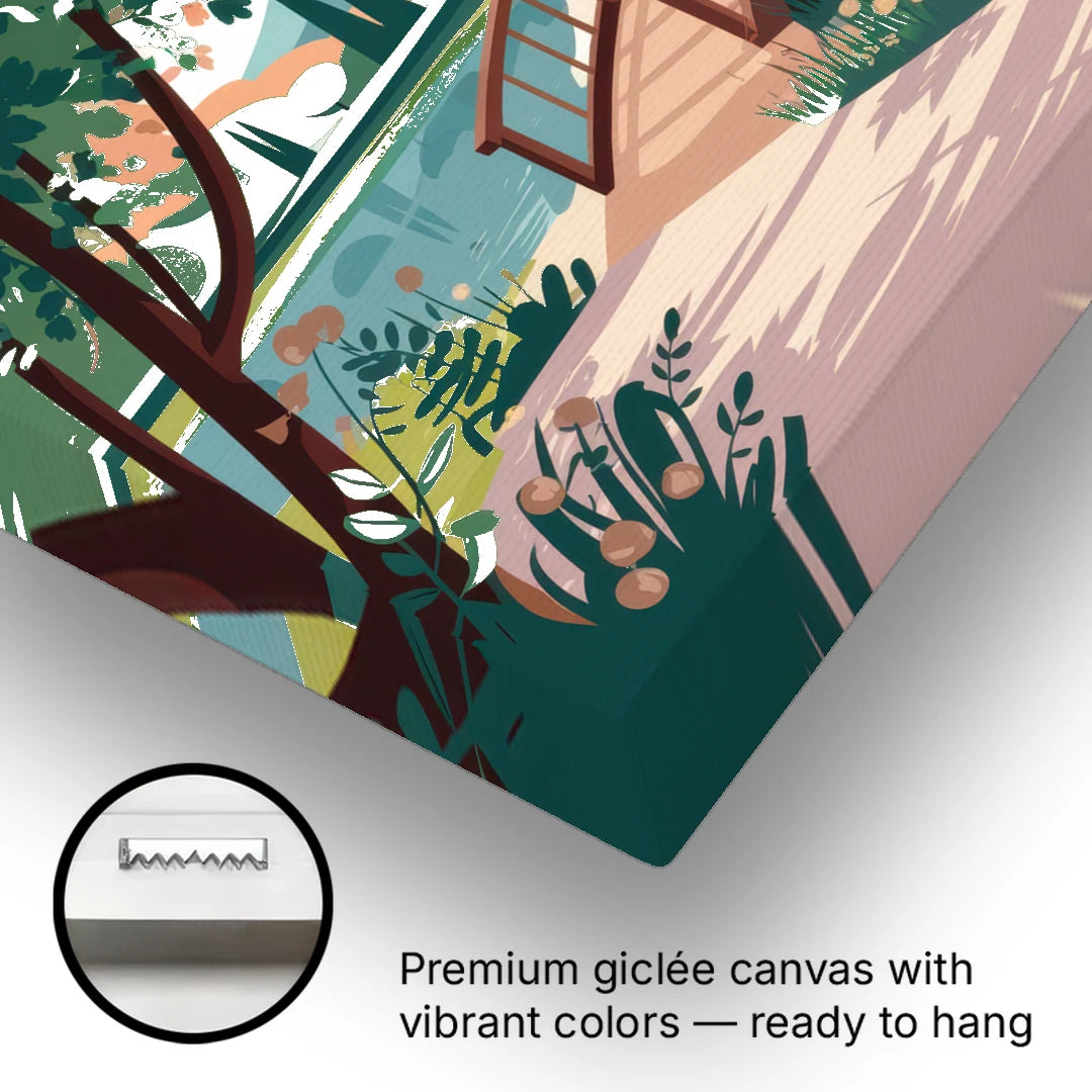Springfield Parks And Trails - Canvas Wall Art - Gallery Wrap Corner