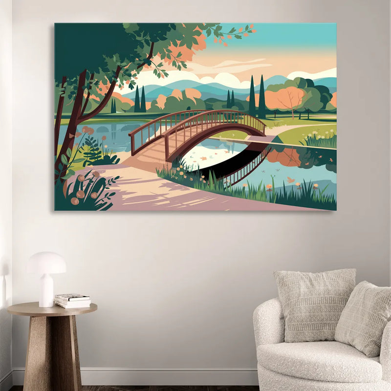 Springfield Parks And Trails Sitting Room - Canvas Wall Art
