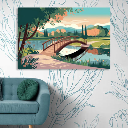 Springfield Parks And Trails Living Room - Canvas Wall Art