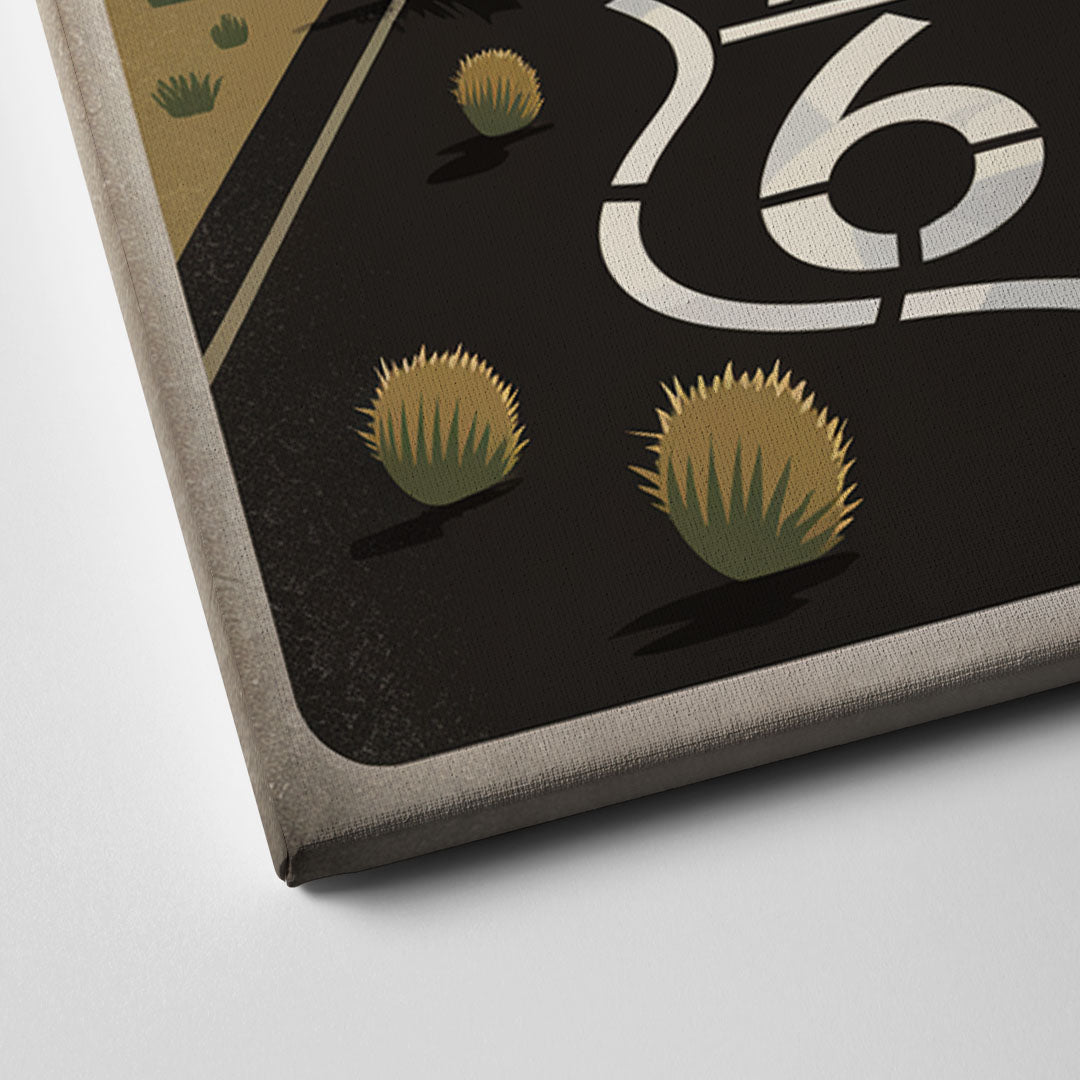 Springfield Route 66 Canvas Close Up