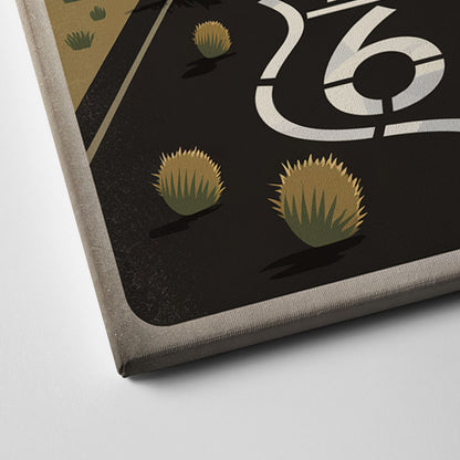 Springfield Route 66 Canvas Close Up