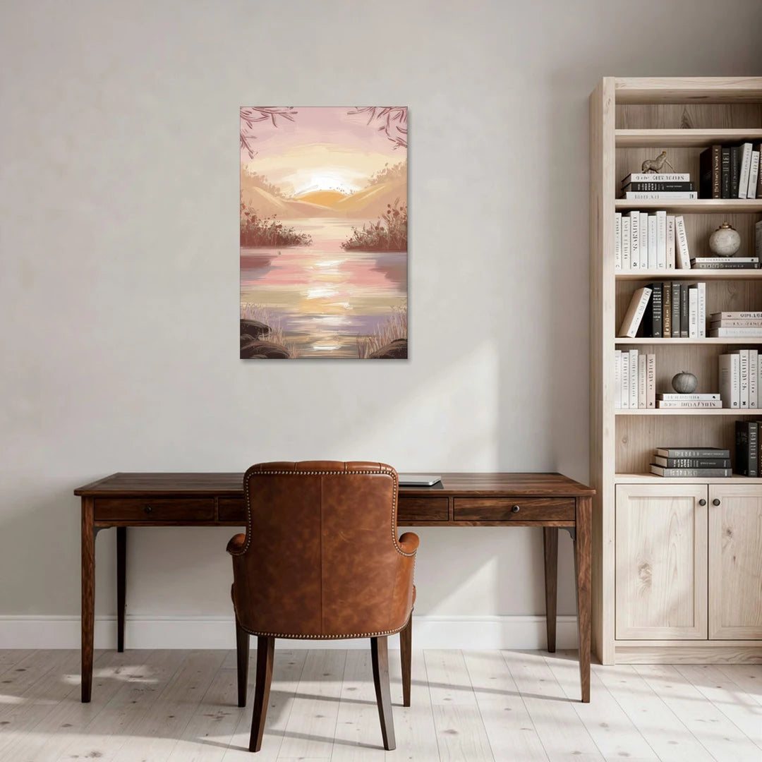 Springfield Sunrise Landscape - Canvas Wall Art - Office - 24x36