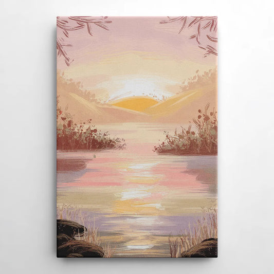 Springfield Sunrise Landscape - Canvas Wall Art