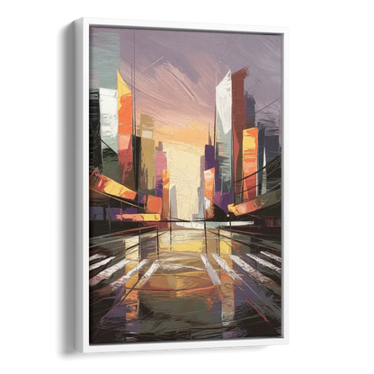 Springfield Urban Vibes Side - White Canvas Wall Art