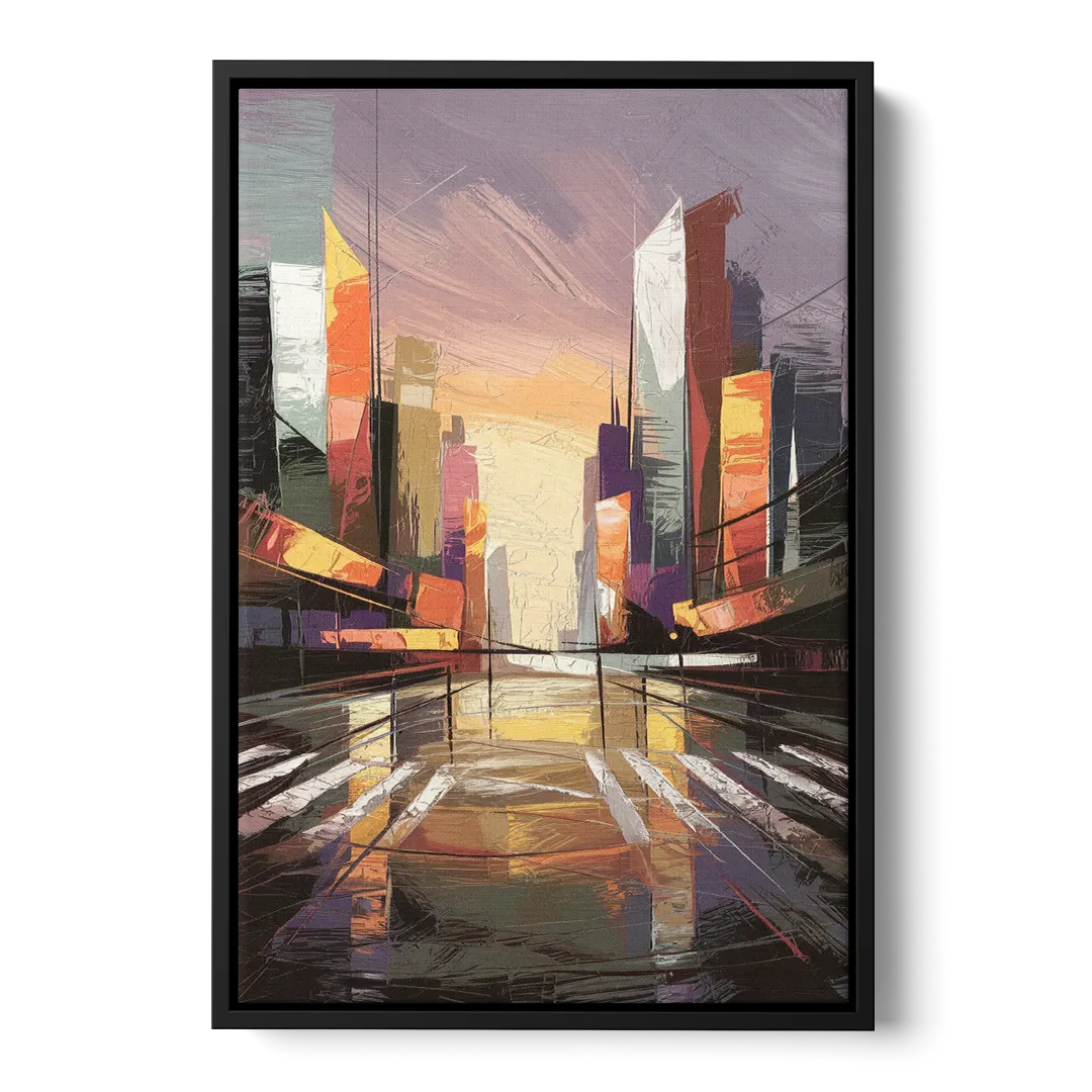 Springfield Urban Vibes Front - Black Canvas Wall Art