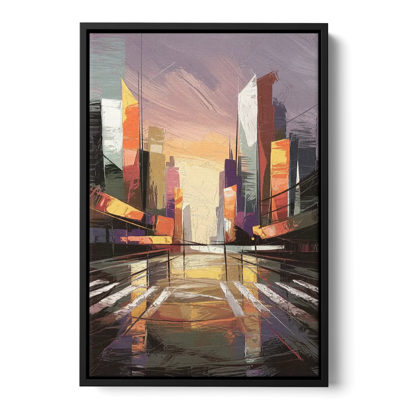 Springfield Urban Vibes Front - Black Canvas Wall Art