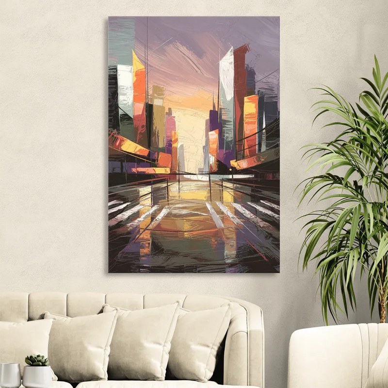 Springfield Urban Vibes Living Room - Canvas Wall Art