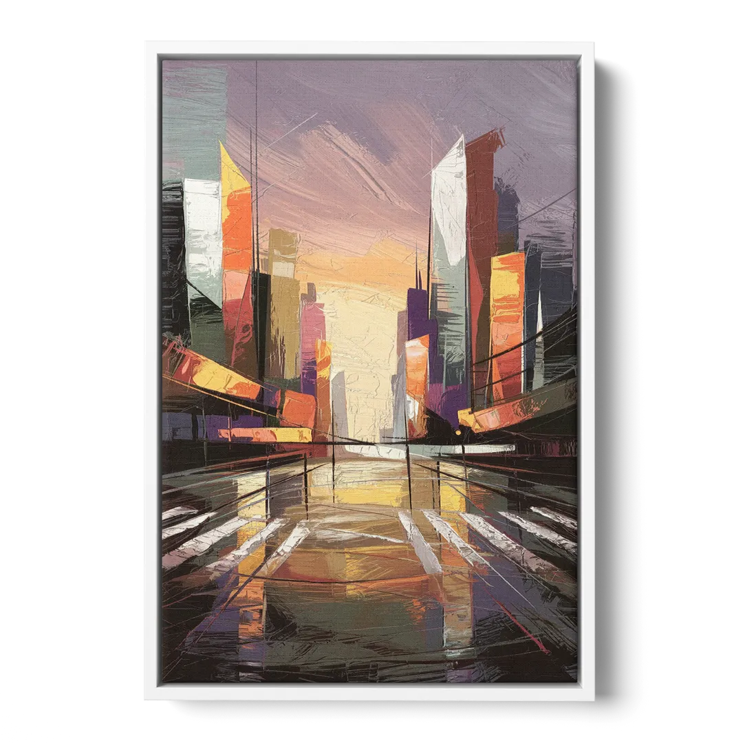 Springfield Urban Vibes Front - White Canvas Wall Art