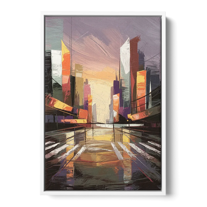 Springfield Urban Vibes Front - White Canvas Wall Art