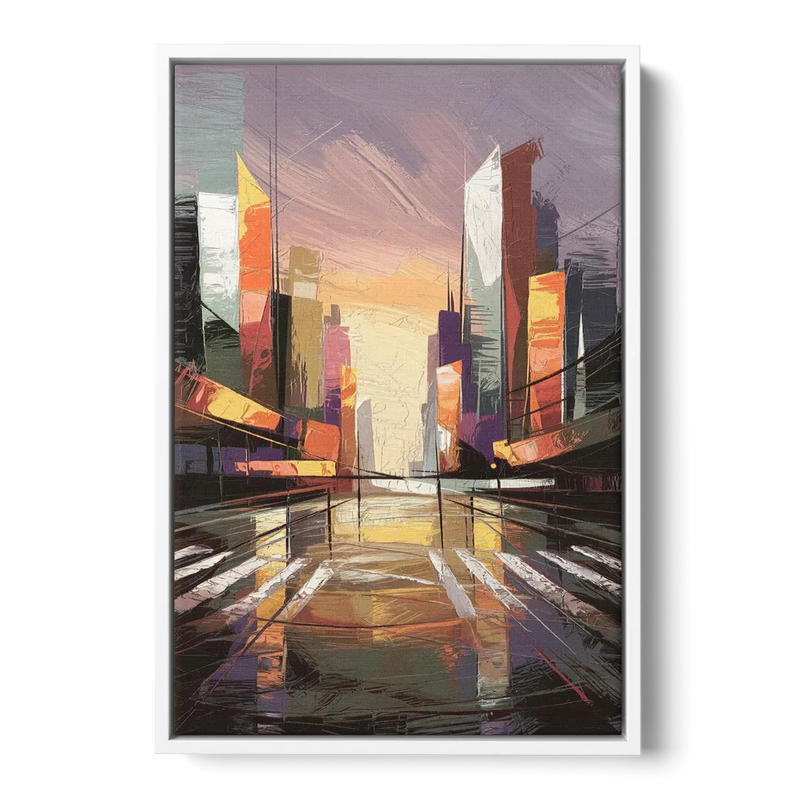 Springfield Urban Vibes Front - White Canvas Wall Art