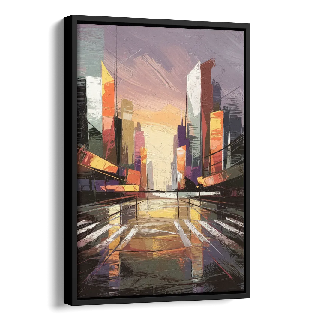 Springfield Urban Vibes Side - Black Canvas Wall Art