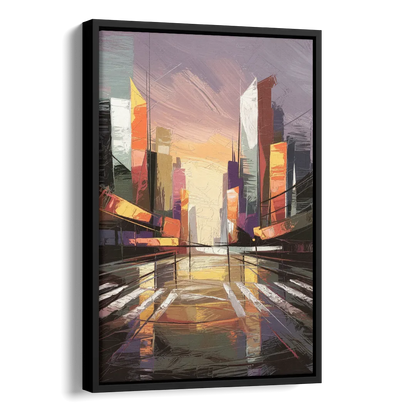 Springfield Urban Vibes Side - Black Canvas Wall Art