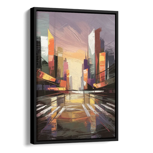 Springfield Urban Vibes Side - Black Canvas Wall Art