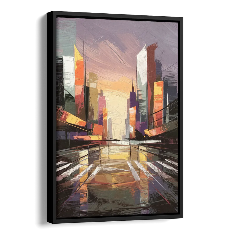 Springfield Urban Vibes Side - Black Canvas Wall Art