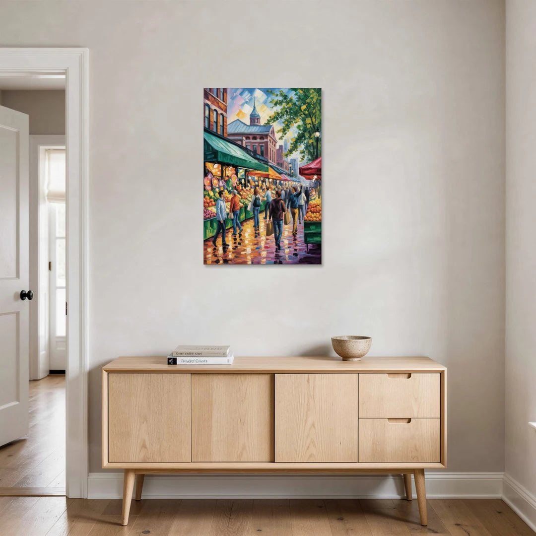 St Lawrence Market Scene - Canvas Wall Art - Coffee Table - 24x36