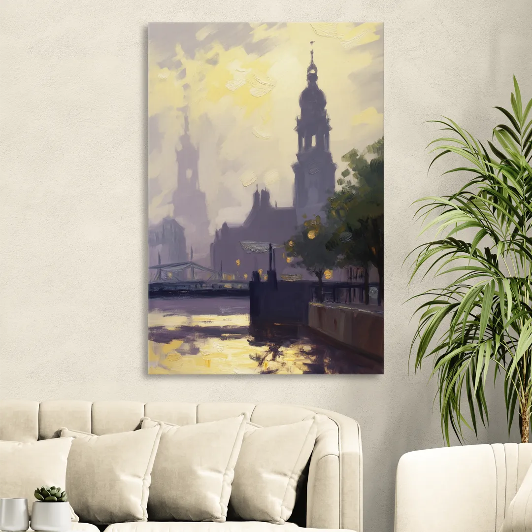 St. Michaelis Silhouette Living Room - Canvas Wall Art