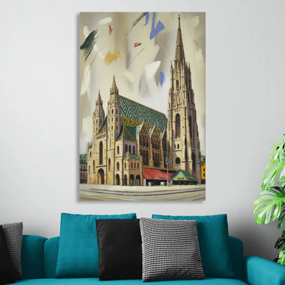 St. Stephen's Majesty Sitting Room - Canvas Wall Art