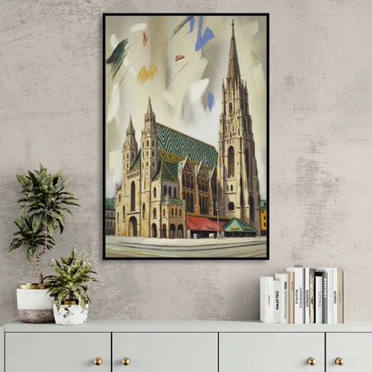 St. Stephen's Majesty Sitting Room - Black Canvas Wall Art