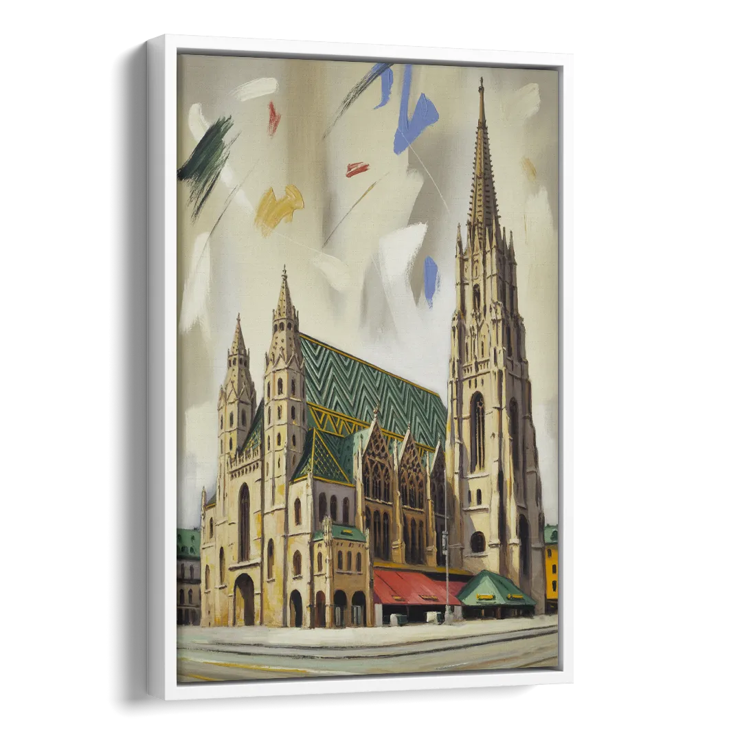 St. Stephen's Majesty Side - White Canvas Wall Art