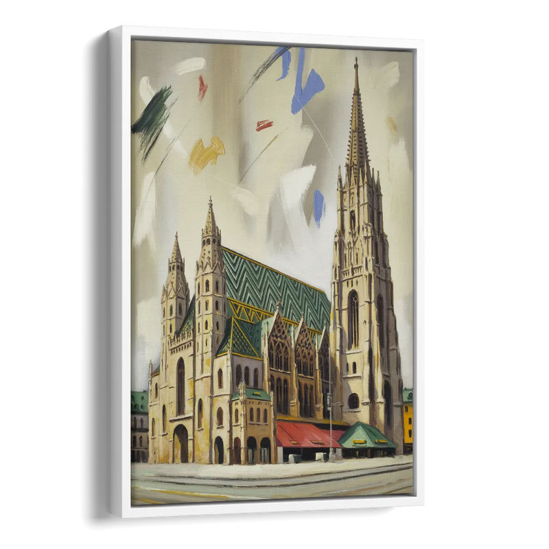 St. Stephen's Majesty Side - White Canvas Wall Art