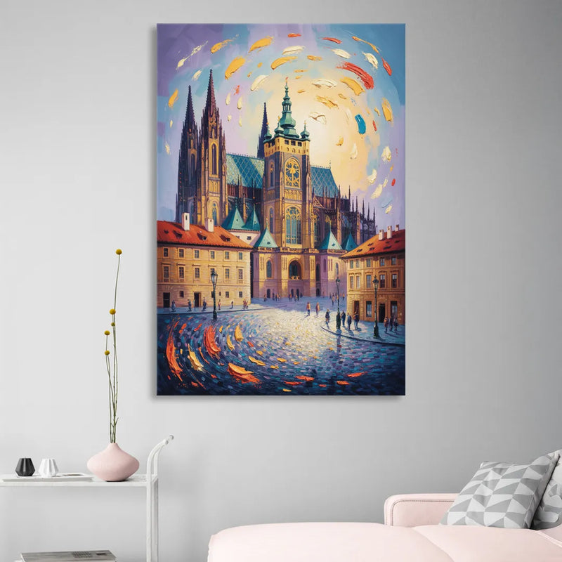 St. Vitus Cathedral Majesty Sitting Room - Canvas Wall Art