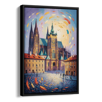 St. Vitus Cathedral Majesty Side - Black Canvas Wall Art