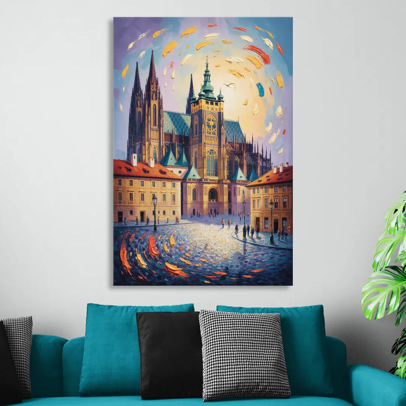 St. Vitus Cathedral Majesty Living Room - Canvas Wall Art