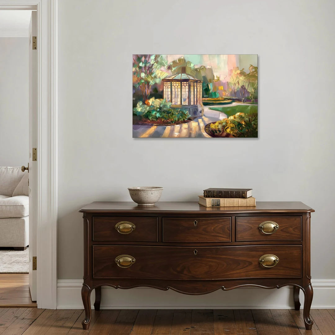 St. Louis Forest Park Landscape - Canvas Wall Art - Coffee Table - 36x24