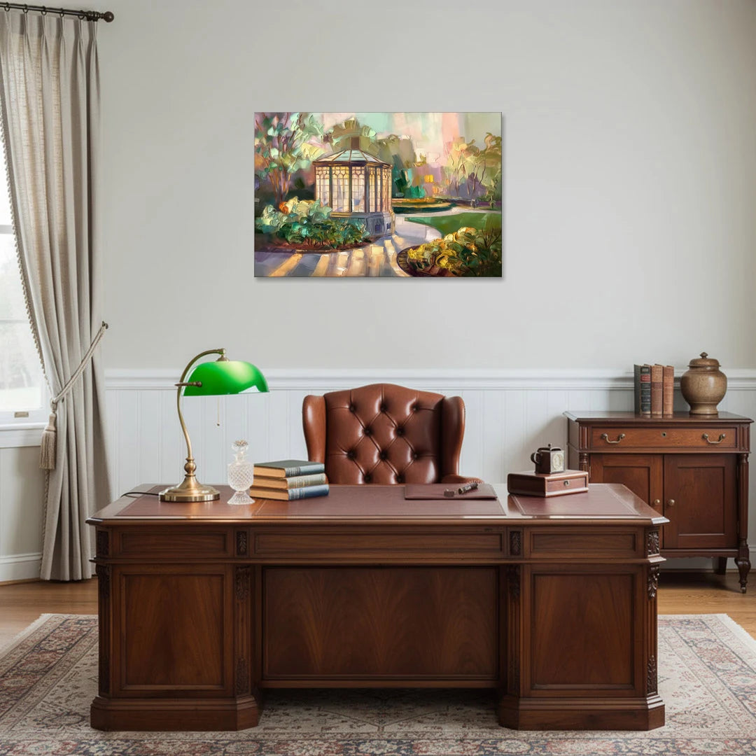 St. Louis Forest Park Landscape - Canvas Wall Art - Office - 36x24