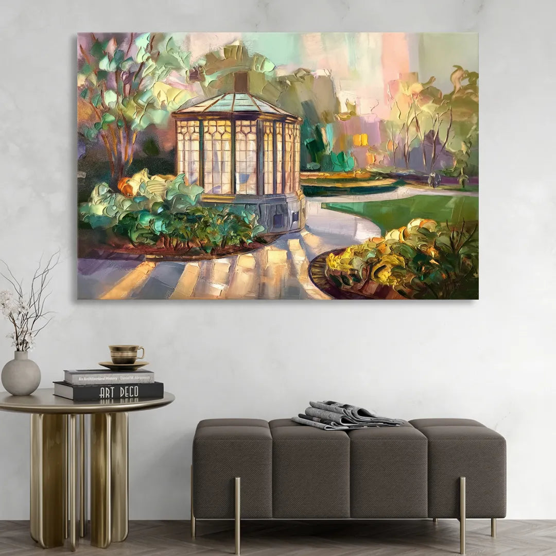 St. Louis Forest Park Landscape Living Room - Canvas Wall Art