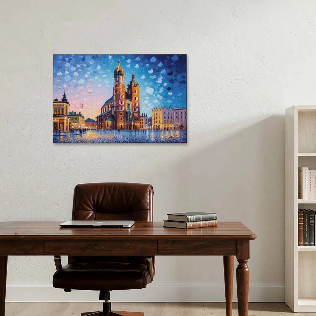 St. Mary's Basilica - Canvas Wall Art - Office - 36x24