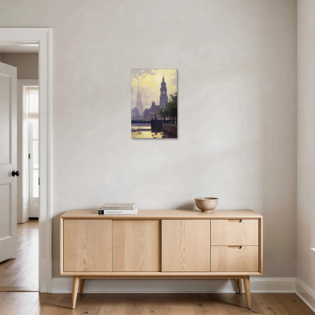 St. Michaelis Silhouette - Canvas Wall Art - Coffee Table - 16x24