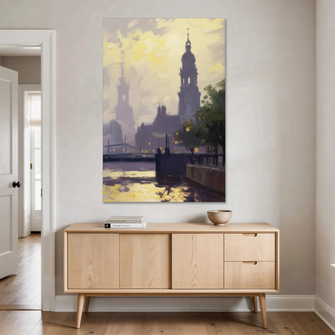 St. Michaelis Silhouette - Canvas Wall Art - Coffee Table - 40x60