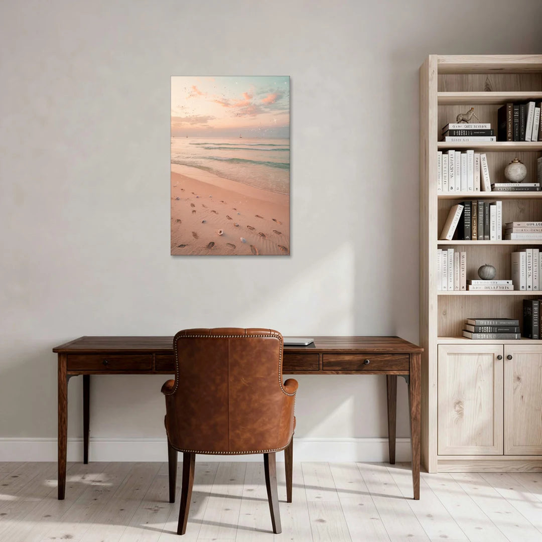St. Petersburg Beachfront Serenity - Canvas Wall Art - Office - 24x36