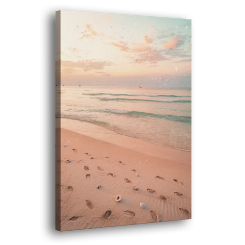 St. Petersburg Beachfront Serenity - Canvas Wall Art - Side