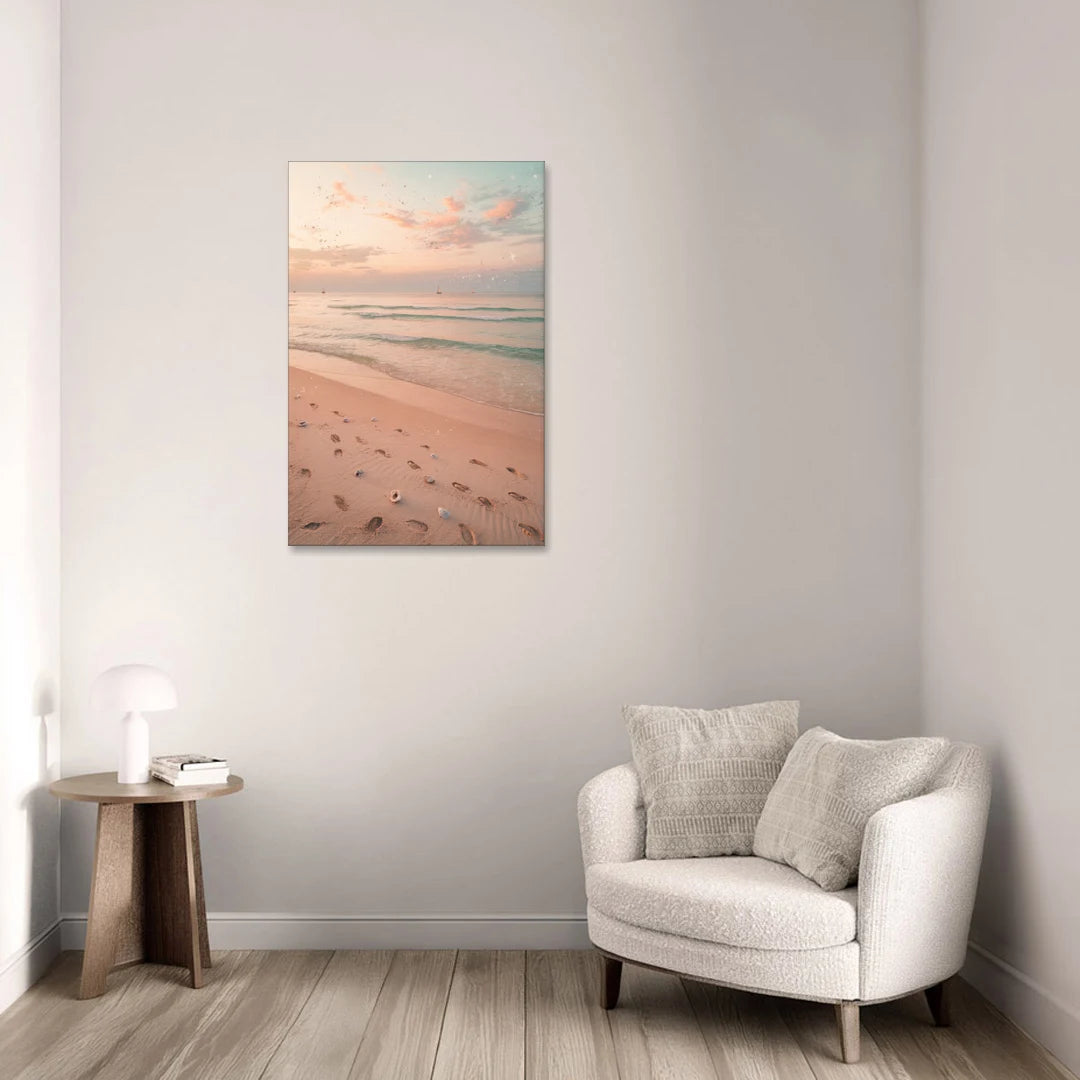 St. Petersburg Beachfront Serenity - Canvas Wall Art - Sofa - 24x36