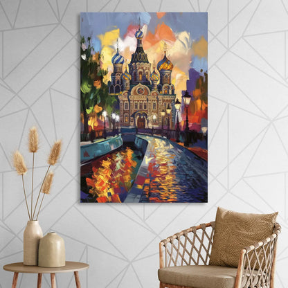St. Petersburg Historic District Living Room - Canvas Wall Art